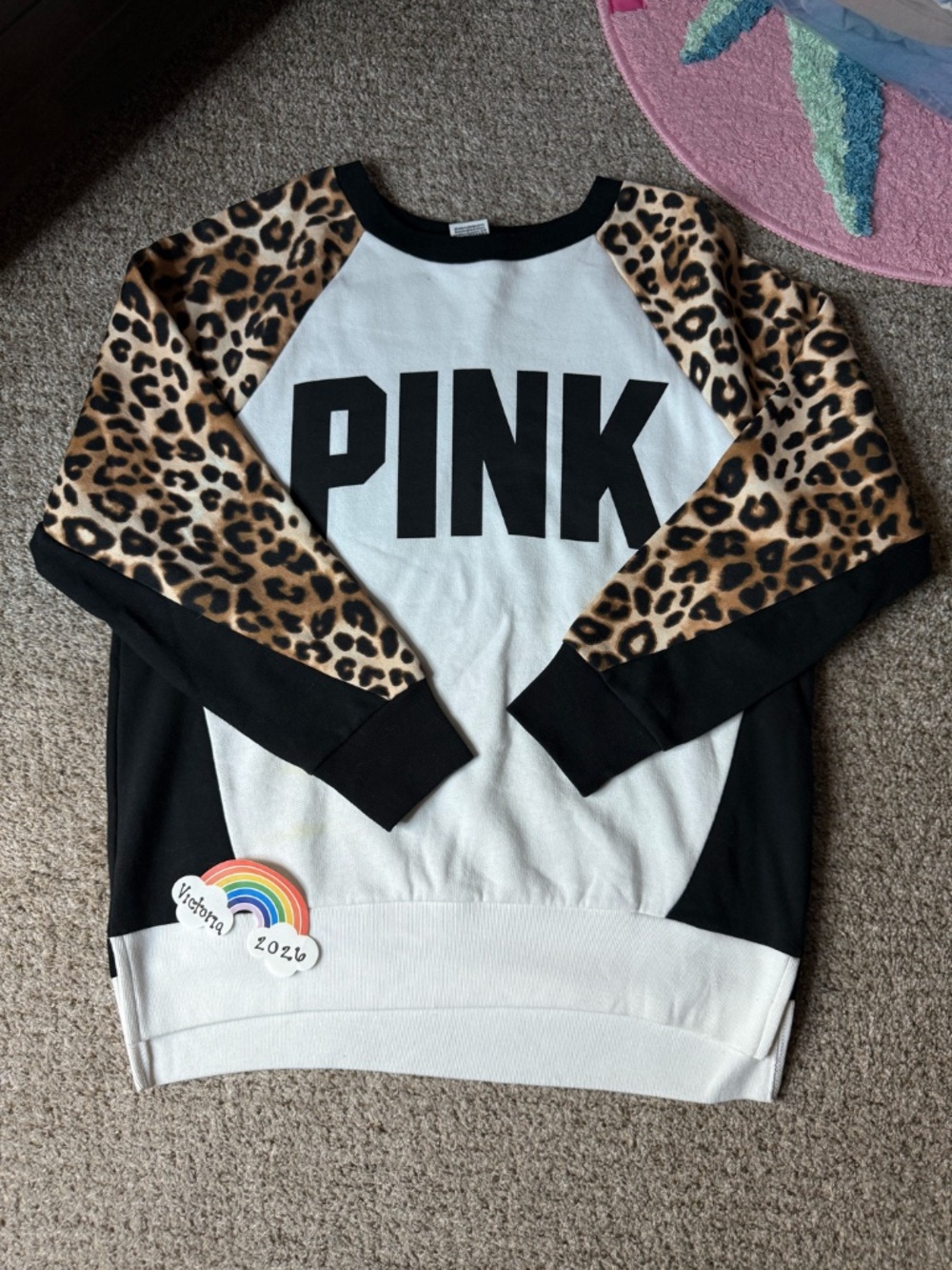 PINK CHEETAH CREW (XS) RARE